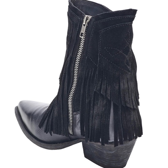 Free People Lawless black fringe boot, brand new - Picture 4 of 12